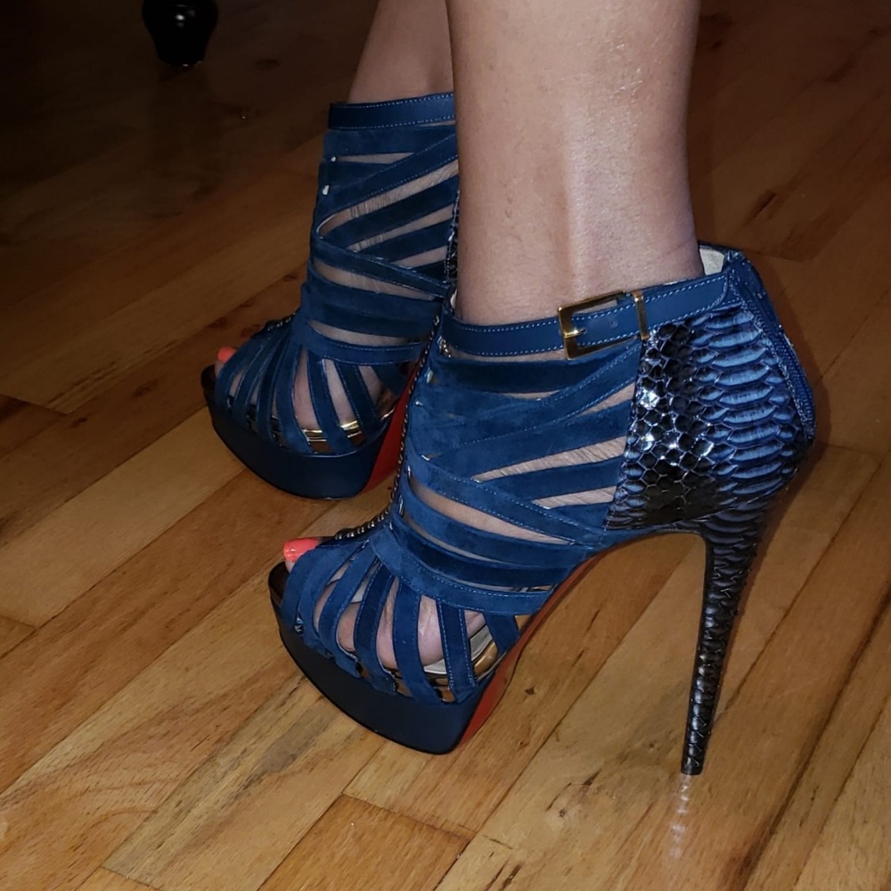 Christian Louboutin Cage Booties